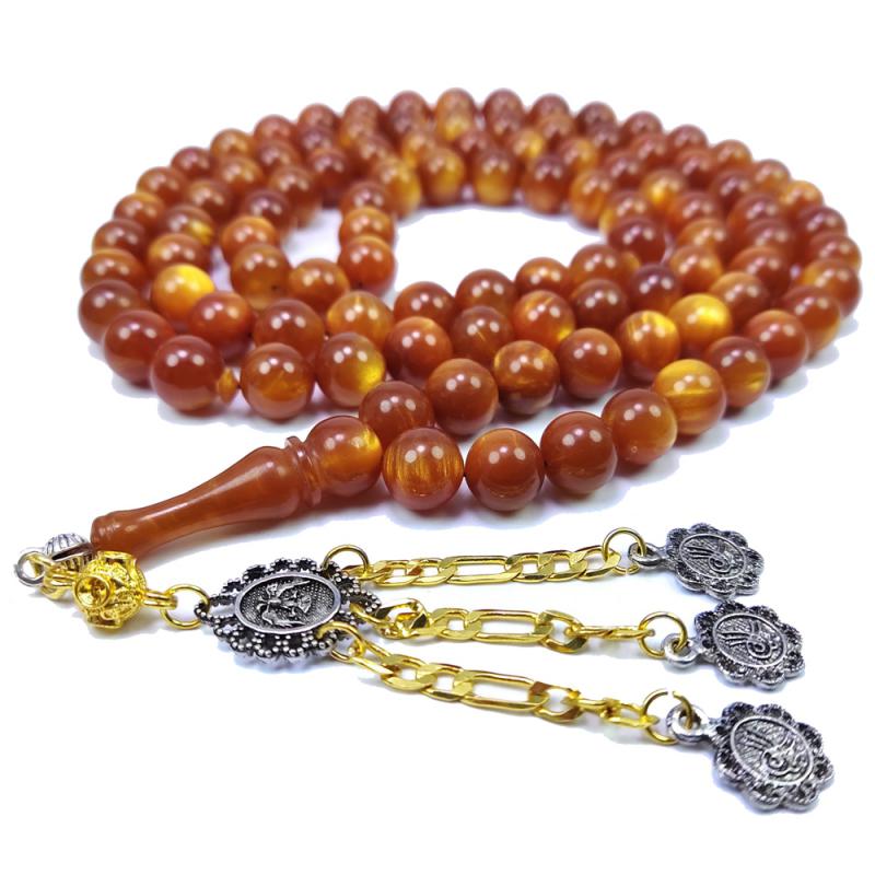 Tesbih, Sıkma Kehribar Tesbih, Ateş Kehribar Tesbih