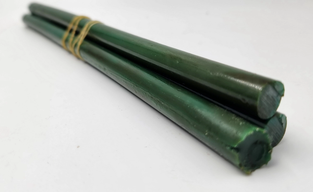 13 mm  Koyu Turkuaz Kahve Hareli Katalin Çubuk