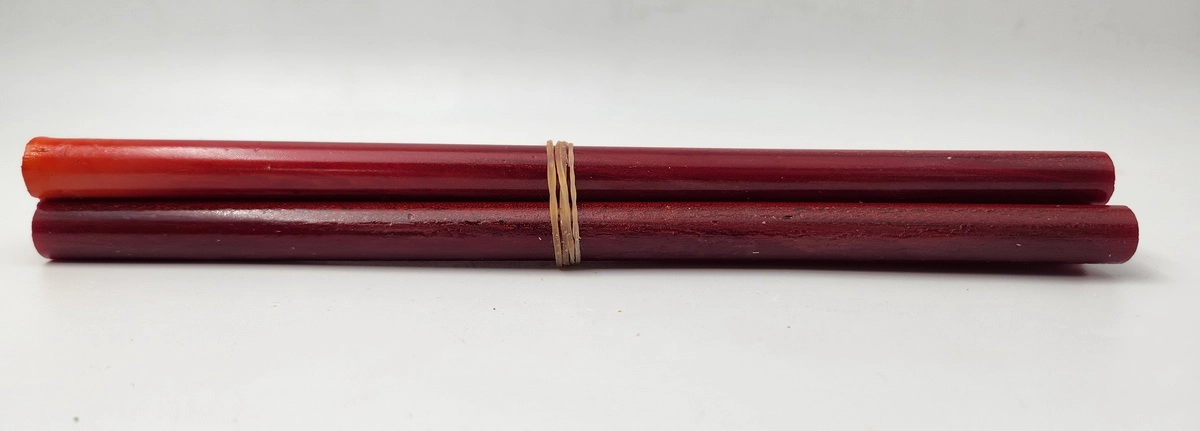 13 mm Kırmızı Bordo Hareli Katalin Çubuk