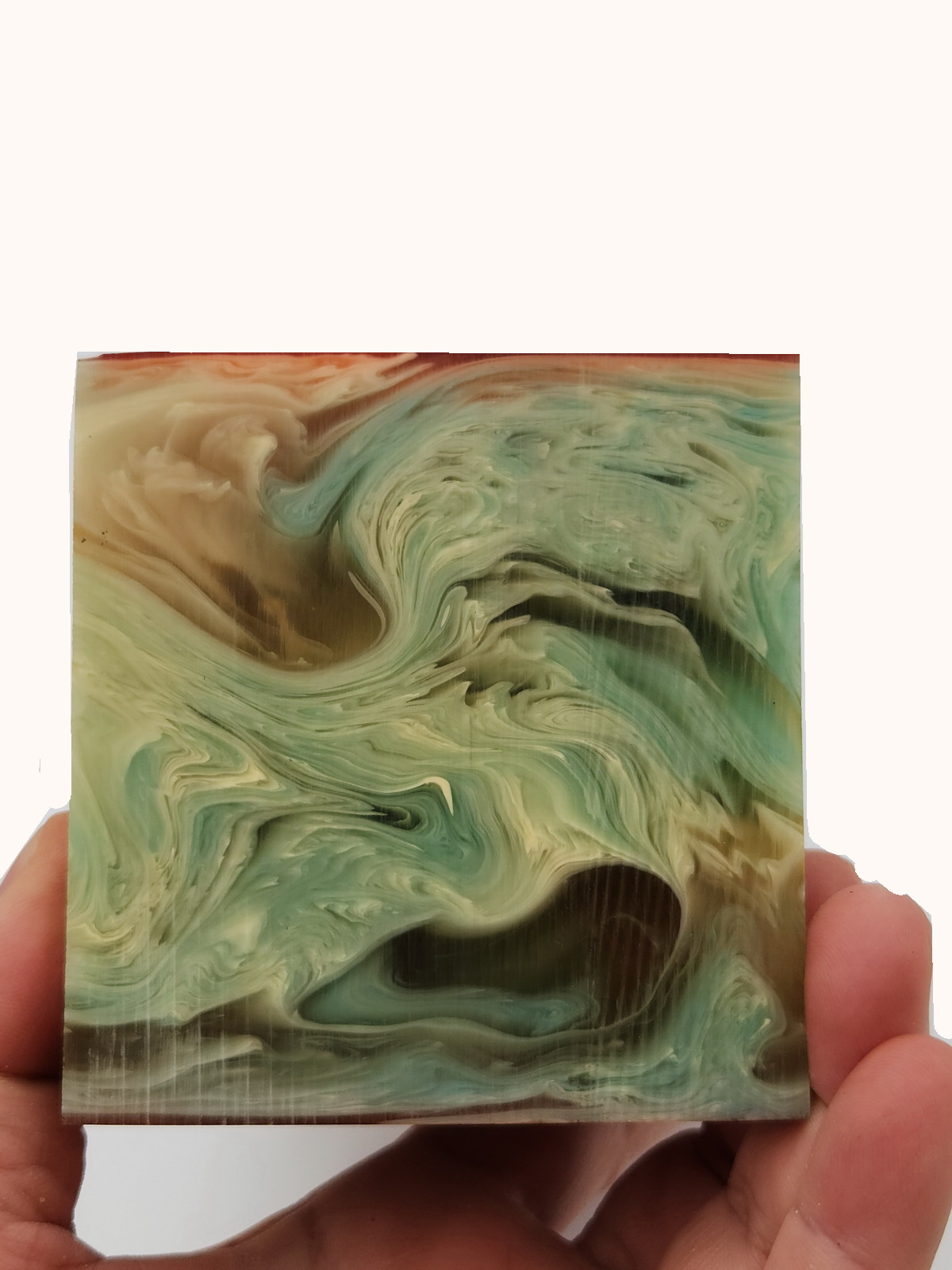 Turkuaz Hareli Katalin Tesbih Hammaddesi