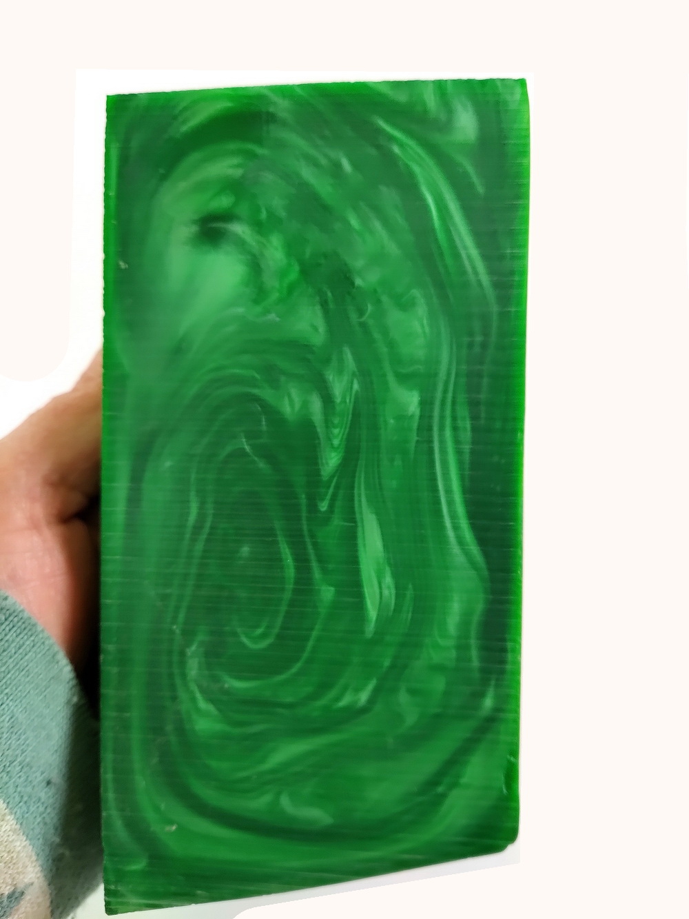 Yeşil Nano Sedefli Katalin Tesbih Hammaddesi