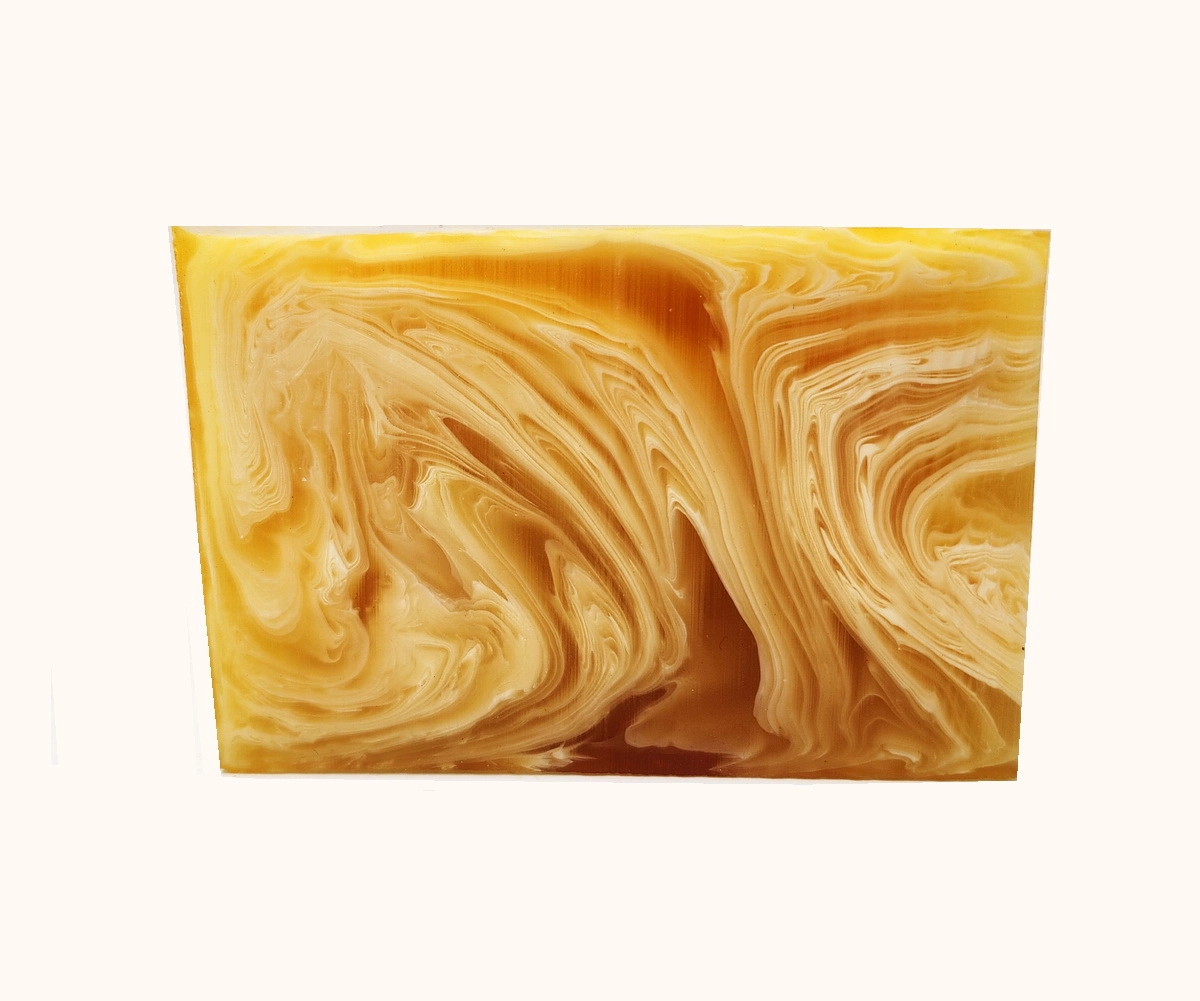 Sarı Hareli Sıkma Kehribar Kütle 520 gr.