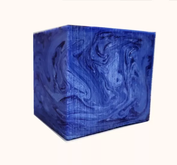 Mavi Beyaz Katalin Tesbih Hammaddesi