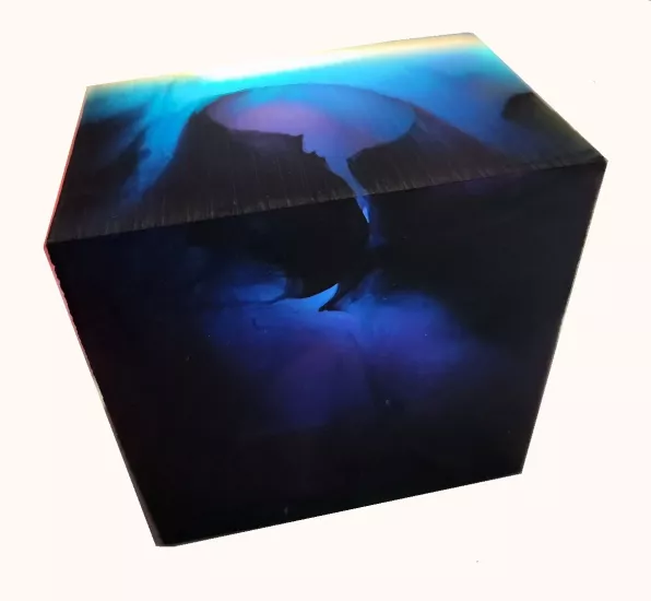 Mavi Siyah Ateş Kehribar Tesbih Hammaddesi, 