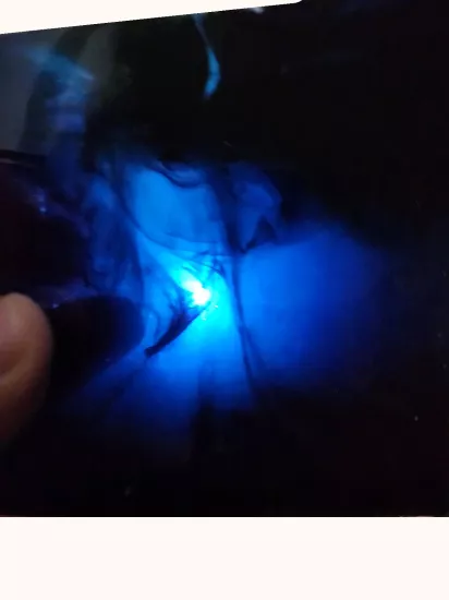 Mavi Siyah Ateş Kehribar Tesbih Hammaddesi, 