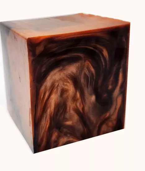 Kahve Beyaz Sedefli Katalin Hammadde, Katalin Blok