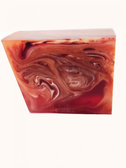 Kahve Hareli Sıkma Kehribar 500 gr.Blok