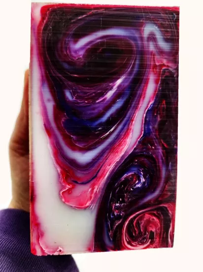 Mor Hareli Katalin Tesbih Hammaddesi