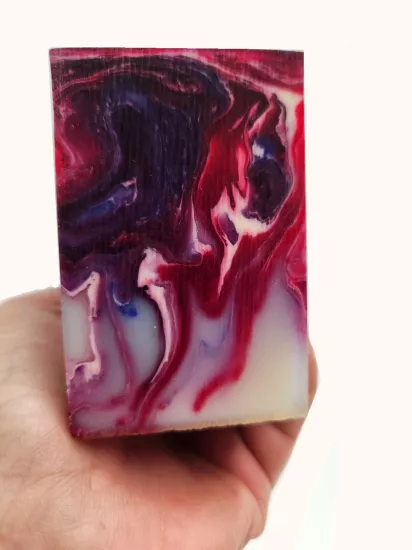 Mor Hareli Katalin Tesbih Hammaddesi 350 gr.