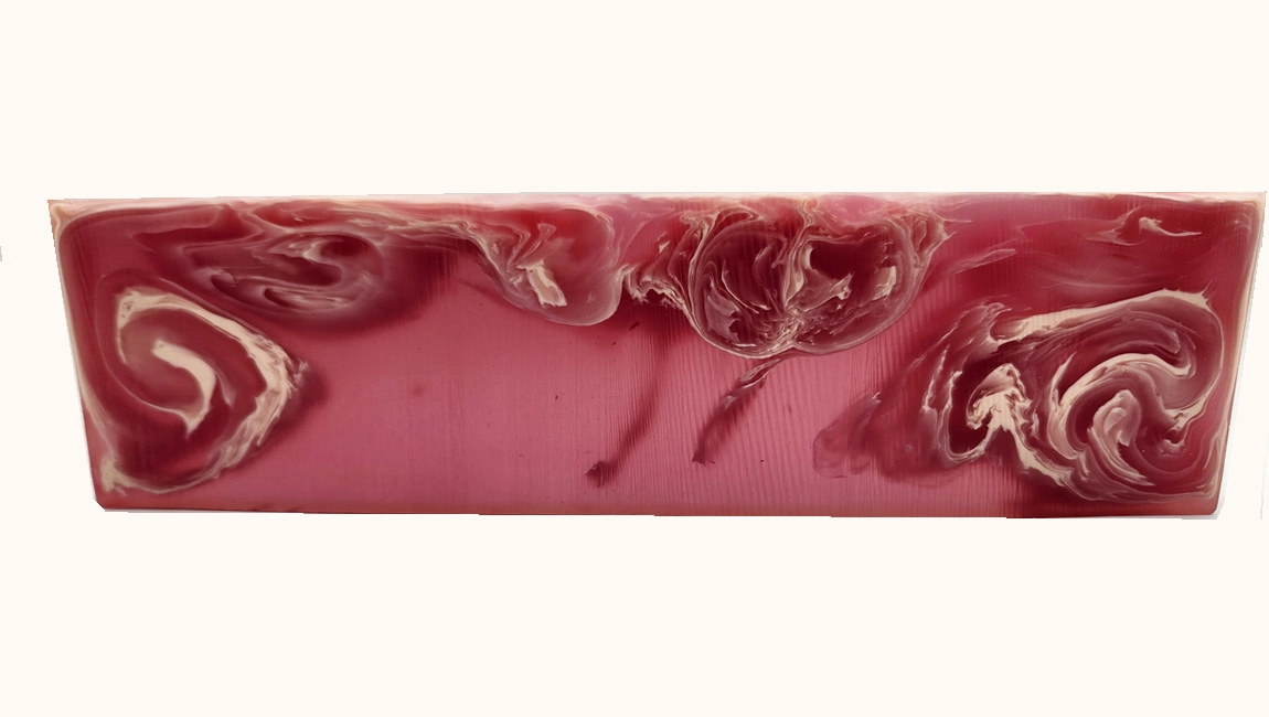 Pembe Hareli Katalin Tesbih Hammaddesi 25 cm